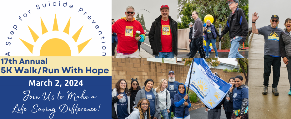 17th Annual 5k Walk/Run With Hope: A Step for Suicide Prevention